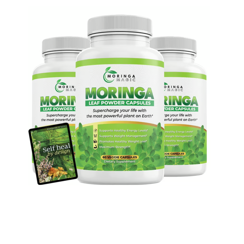 Moringa Magic Supplement Bottle - Official Moringa Oleifera Supplement